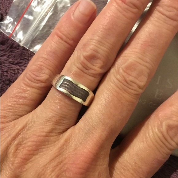 Vintage Melissa Rivers Sterling Silver & Purple Enamel Ring, 7 NIB - Picture 3 of 10